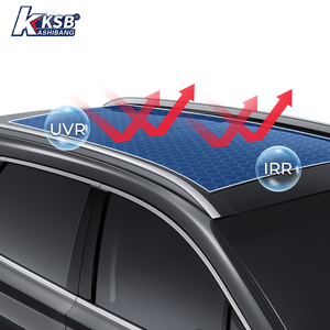 Pellicola per Finestrini Auto Grigia per Isolamento Solare, Pellicola per Tettuccio Personalizzabile con Logo, Protezione per Finestrini Veicoli Ice Armor - Product Image 2