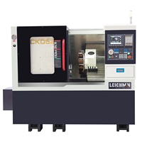Torno de cama inclinada Leichman CKD46 para metal de acero y aluminio con sistema de controlador Siemens Torno CNC de funcionamiento de alta precisión