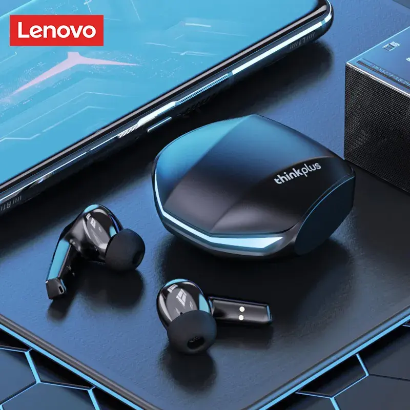 Original Lenovo Gm2 Pro Tws Earphone BT5.3 Wireless Earbuds Low Latency Headphones Hd Call Dual Mode Gaming In Ear Headset