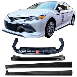 2018-2021 for for LE Style Car Body <b>Kit</b> ABS Plastic Front Bumper Lip Rear Diffuser Lip Side Skirts-New Condition - Product Image 4