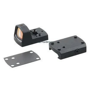 Optik vektor Frenzy-S 1x16x22 AUT 9mm Red Dot Sight dengan 50,000 jam