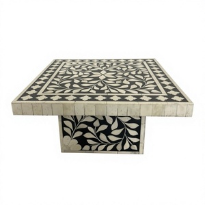 BS INTERNATIONAL Indian Unique Top Desert Serving Bone Inlay Eco-Friendly Dishwasher Safe Square Cake <b>Stand</b> Made Uttar Pradesh - Product Image 6