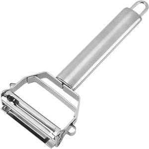 Éplucheur multifonctionnel 3 en 1 en acier inoxydable pour juliennes de légumes Éplucheur de pommes de terre - Product Image 2