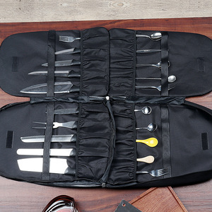 Mochila para Utensilios de Cocina, Almacenamiento de Cuchillos y Vajilla, Bolsa de Chef Oxford con Correa Ajustable, 20-24 Bolsillos, Personalizable OEM/ODM - Product Image 3