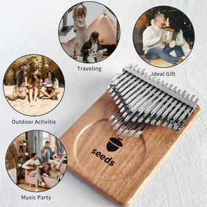 Kalimba 41 touches en bois d'okoumé, accordage précis, 3 couches, clavier professionnel, <span class=keywords><strong>piano</strong></span> à pouce acoustique - Product Image 3