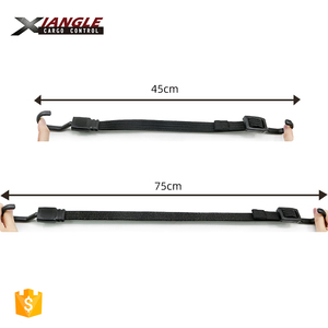 2pk 18mm Flat Adjustable Length Rubber Luggage Rope <strong>Bungee</strong> <strong>Cords</strong> with Hooks <strong>Bungee</strong> - Product Image 6