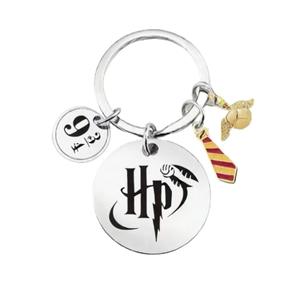 Portachiavi in Acciaio Inossidabile a Tema <span class=keywords><strong>Harry</strong></span> <span class=keywords><strong>Potter</strong></span>, Ciondolo Chiave Magica, Vendita all'Ingrosso - Product Image 4