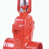 Vanne à opercule en laiton haute température Yinuo PN 16 Marine DN300 12 pouces rainurée avec actionneur électrique