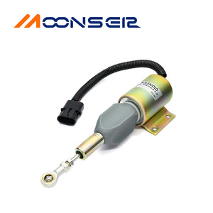 โซลินอยด์วาล์วตัดน้ำมันเครื่องรถขุดมูนเซล รุ่น 3926412 12V 24V สำหรับเครื่องจักรกลหนัก - Product Image 3