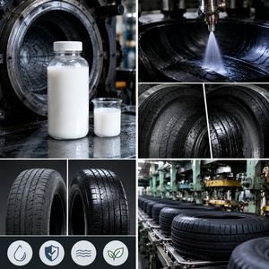 Agente Distaccante in Emulsione Siliconica per la Produzione di Pneumatici in Gomma, Soluzioni di Rivestimento Non Ionico in Emulsione PDMS per Stampi in Gomma - Product Image 2