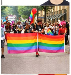 Bandera LGBT de Orgullo Gay, Lésbico, Bisexual y Transgénero de Poliéster Impermeable de Alta Calidad de 3x5 pies, Impresión Digital, para Colgar - Product Image 4