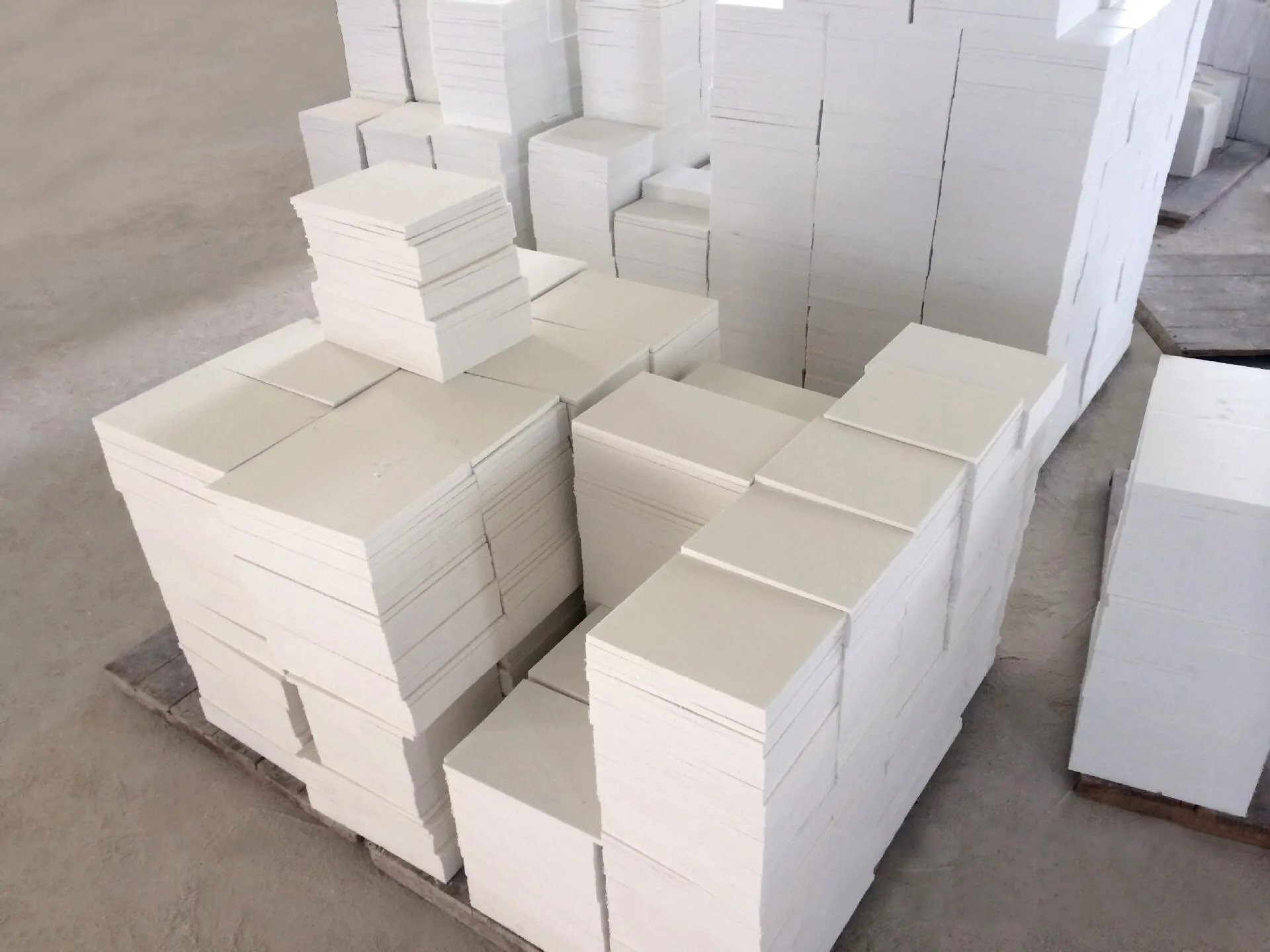 Max 1800C High Temperature Polycrystalline Mullite Fiber ceramic fiber Board For Furnace