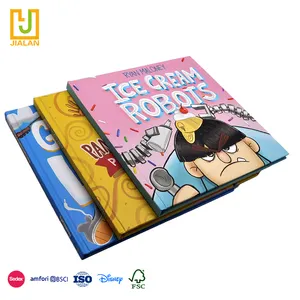 Cheap hardcover self-wrapped children's storybook reading journal children's board book printing
