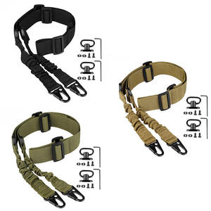 สายรัดแบบสองจุดสำหรับตั้งแคมป์ ล่าสัตว์ เชือกนิรภัยแบบยืดหยุ่นพร้อมหัวเข็มขัดแบบปลดเร็ว - Product Image 2