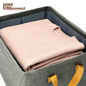 Cajas de Almacenamiento Domésticas Baratas al por Mayor, Organizador de Ropa Plegable de Tela, Organizador de Cajones de Armario para Camisas, <span class=keywords><strong>Pantalones</strong></span> y Jeans - Product Image 5
