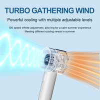 Mini ventilateur portable rechargeable par USB avec refroidissement par air et support pour téléphone