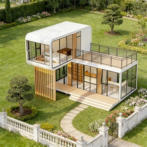 Casa Contenedor Modular Prefabricada <span class=keywords><strong>de</strong></span> 2 Pisos, Casa Cápsula Tipo Space Pod <span class=keywords><strong>de</strong></span> 2 Dormitorios - Product Image 5
