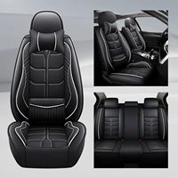 Housses de siège auto en cuir premium 5 places, accessoires intérieurs, vente en gros