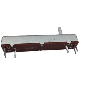 Potenciómetro Lineal Deslizante (Fader) de 50k Ohm y 45mm con Cubierta Antipolvo - Product Image 1