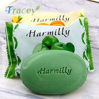 Savon Solide aux Fruits Harmily Écologique Blanchissant Peau Sèche Utilisation Cuisine Vente en Gros OEM Logo Personnalisé Savon en Barre