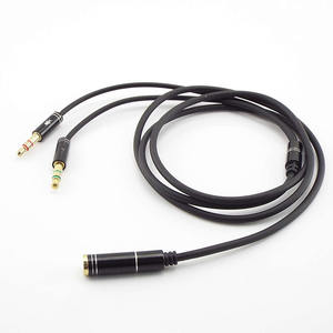 3.5mm <span class=keywords><strong>Jack</strong></span> Microphone <span class=keywords><strong>Casque</strong></span> Audio Splitter Aux Câble D'extension Femelle à 2 Mâle <span class=keywords><strong>Casque</strong></span> Pour Téléphone Ordinateur L1 - Product Image 2