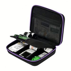 Estuche Impermeable de EVA/Nylon+Terciopelo de Color Negro para Diabéticos y Organizador de Medicamentos, Bolsa de Viaje - Product Image 1