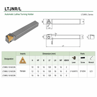 Porte-outil de tournage automatique pour tour, avec plaquette en carbure indexable, pour coupe externe CNC, compatible avec le porte-outil de tournage TN1604, pour machine à tournage de métaux