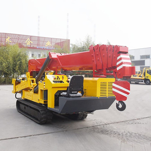 Lugong di động nhện cẩu 3ton 5ton 8ton 10ton Telescopic Boom 360 độ <span class=keywords><strong>Mini</strong></span> <span class=keywords><strong>Crawler</strong></span> thủy lực cần cẩu nâng 14m với Fly JIB - Product Image 5