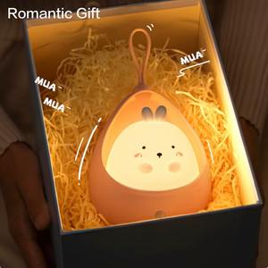 Lampe de nuit LED intelligente à détection humaine, rechargeable par USB, lampe de chevet pour chambre à coucher, couloir, décoration de bureau, lampe de table - Product Image 5