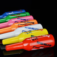 Bouteille d'entraînement de barman en plastique ABS jetable, écologique, couleurs assorties, pour camping, restaurants, bars, pubs