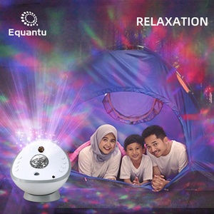 Equantu nouveau projecteur de dent bleue lecteur MP3 cadeau islamique led étoile galaxie projecteur lampe coran haut-parleur - Product Image 5