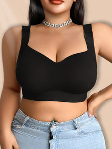 <span class=keywords><strong>Soutien</strong></span>-<span class=keywords><strong>gorge</strong></span> sans couture <span class=keywords><strong>grande</strong></span> <span class=keywords><strong>taille</strong></span> pour poitrine généreuse Bretelles larges réglables <span class=keywords><strong>Soutien</strong></span>-<span class=keywords><strong>gorge</strong></span> <span class=keywords><strong>invisible</strong></span> à couverture complète avec dos en X - Product Image 5