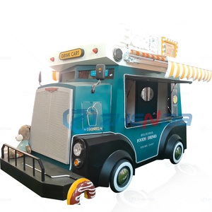 Food Truck Fully Equipped Towable Cart Support Customization 5m Commercial Mobile Food <b>Trailer</b> - Product Image 2