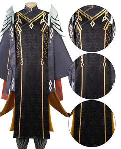 Pour Genshin Impact <span class=keywords><strong>Morax</strong></span> Cosplay Costume tenues complètes pour Halloween Rex Lapis Zhongli costumes Anime jeux ensemble de vêtements - Product Image 4
