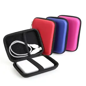 Custom Logo Shockproof EVA Carrying 2.5" HDD External Hard Drive Case