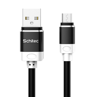 Venta al por mayor de alta calidad de metal cable de carga rápida Android tipo C rápido USB 2,0 a granel de datos largos cable USB de carga
