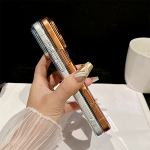 เคสโทรศัพท์แข็งใสเคลือบสีไล่เฉดแบบเลเซอร์บางเฉียบหรูหรา สำหรับ iPhone 17 Air 16 15 14 13 12 11 Pro Max - Product Image 6