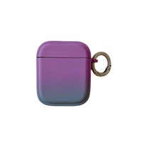Pour Airpods 1 2 3 Pro Coque souple givrée antichoc avec porte-clés dégradé de couleur TPU étui de protection pour écouteurs