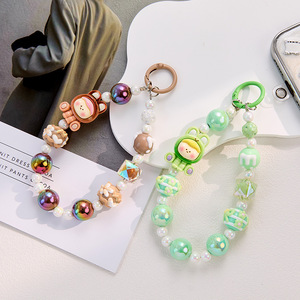 Chaîne <span class=keywords><strong>de</strong></span> <span class=keywords><strong>téléphone</strong></span> <span class=keywords><strong>portable</strong></span> perlée mignonne en gros, cordon coloré universel <span class=keywords><strong>pour</strong></span> <span class=keywords><strong>téléphone</strong></span>, lanière anti-perte, porte-clés - Product Image 4