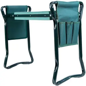 China Tuin Supply-Opvouwbare Tuin Kneeler En Seat Met Zakjes-Zachte Eva Foam Knie Pad Kussen