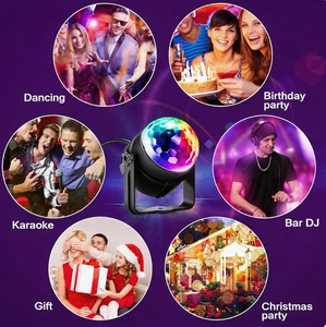 Projecteur <span class=keywords><strong>laser</strong></span> LED pour scène, boule disco, stroboscope, activé par le son avec télécommande pour club et bar - Product Image 6