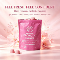 LuvVita Vente en gros ODM/OEM Gummies probiotiques vaginaux à l'équilibre du pH Lactobacillus pour adultes Soins de santé naturels