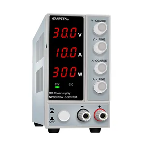 Fonte de alimentação de laboratório NPS3010W DC 30v/10A 300W Fonte de alimentação de laboratório 3- LED Display de alta precisão ajustável Tensao