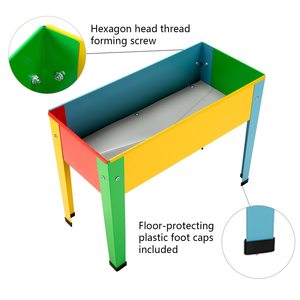 <span class=keywords><strong>Jardinière</strong></span> <span class=keywords><strong>sur</strong></span>élevée multicolore avec pieds Lit de jardin <span class=keywords><strong>sur</strong></span>élevé <span class=keywords><strong>sur</strong></span> roues pour légumes, fleurs et herbes aromatiques Patio - Product Image 4