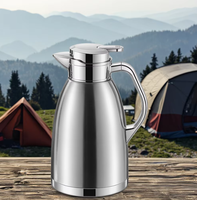 Carafe isotherme en acier inoxydable 304 pour café européen, bouilloire à eau pour fêtes, cadeau domestique avec impression personnalisée