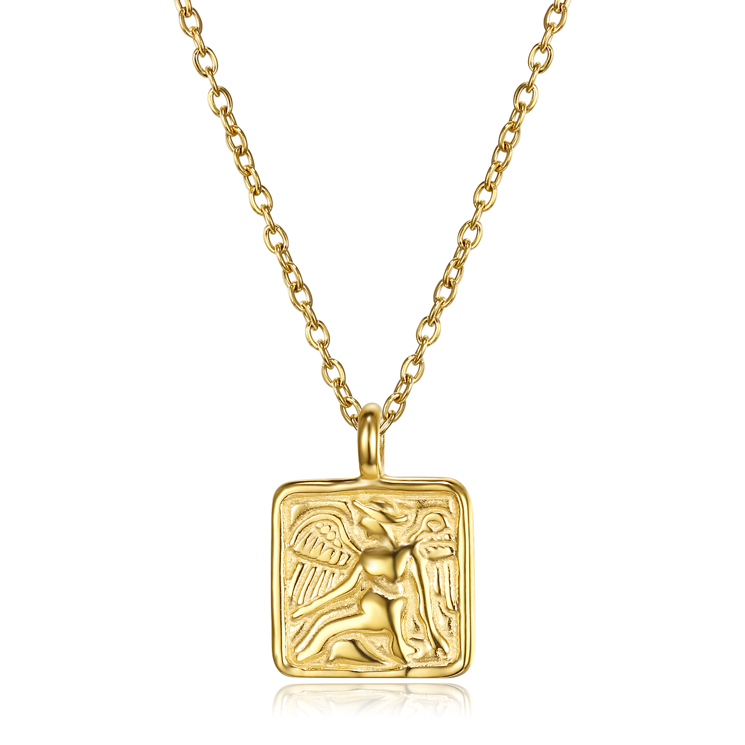[FENNEC]★24FW★韓国人気★CUPID NECKLACE CUPID NECKLACE - SILVER - Fennec
