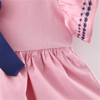 Nouvelle Robe d'été sans manches en coton à imprimé mignon pour filles, prix OEM imbattable, pour le marché européen et les boutiques en ligne chinoises.