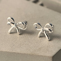 Boucles d'oreilles à double ligne en argent sterling 925, minimalistes, douces et délicates