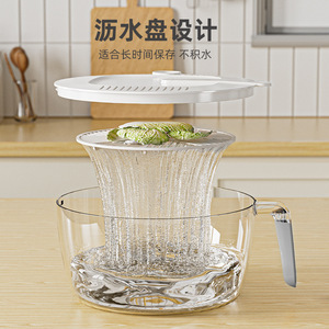 Colador para lavar arroz, redondo, de material PET, con orificios finos, fácil de limpiar, para uso en la cocina. - Product Image 3