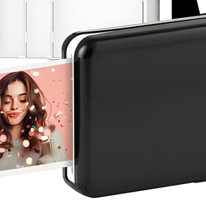 <span class=keywords><strong>Impresora</strong></span> Fotográfica Portátil <span class=keywords><strong>KODAK</strong></span> Mini 2 Retro 2x3 con Tecnología 4PASS, 38 Hojas, Negra - Product Image 2